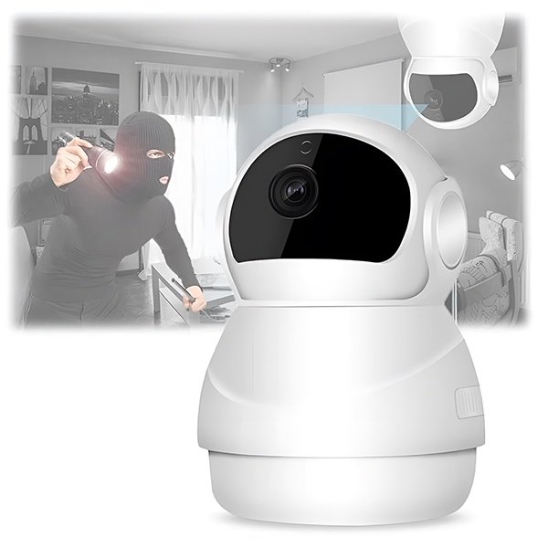 Câmera de Segurança Ipc360 Wifi Hd com Detecção de Movimento Visão Noturna e Áudio - 2