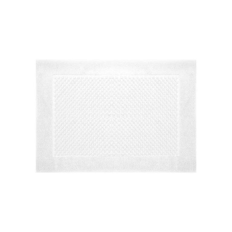 Toalha de Piso Felpuda Prime Jacquard 50x70cm - Wp Connect - Branco