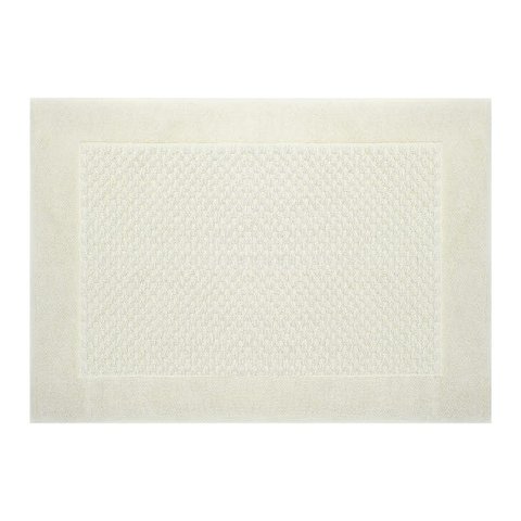 Toalha de Piso Felpuda Prime Jacquard 50x70cm - Wp Connect - Creme