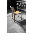 Ver imagem 5 de Cadeira de Jantar de madeira maciça com Tela Palhinha indiana mod.TS com assento estofado WoodPecker