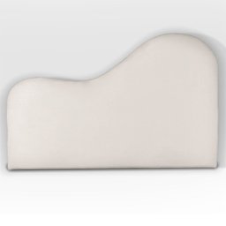 Cabeceira Led Orgânica 160cm Casal Queen Painél para Cama Box Bouclé Serena - 4