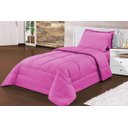 Ver imagem 1 de Edredom Star Soft Solteiro Paris Soft Dupla Face Pink