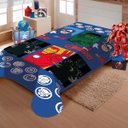 Ver imagem 1 de Manta Infantil Soft O Poder Dos Vingadores 150x200cm Jolitex