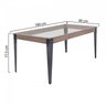 Conjunto Mesa Tampo de Vidro 8 Cadeiras Md05 Yescasa - 4