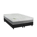 Ver imagem 1 de Cama Box Queen: Colchão Molas Masterpocket Ensacadas Luckspuma Aspen + Base Crc Suede Gray (158x198