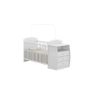 Ver imagem 3 de Berço Cômoda para Colchão 60 X 130 Cm Rafael Multimóveis Fg0516 Branco