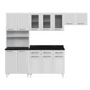 Ver imagem 1 de Armário de Cozinha Modulada Compacta de Aço 245cm com Balcão Multimóveis Cr20528 Branco