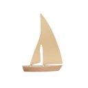 Ver imagem 1 de Escultura Decorativa Barco em Metal Dourado 28cm 21286p Mart