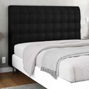 Ver imagem 6 de Cabeceira Cama Box Casal Queen Size Ciara 160cm Botonê com Frame Sintético Preto - Abmaza
