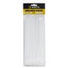 500 Enforca Gato Cinta Plástica Abraçadeira Lacre de Nylon 3.6x300mm Fita Hellerman 30cm Branco - 2