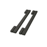 Puxador para Porta Moma Duplo 800mm Preto Zen Design - 1