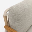 Ver imagem 4 de Conjunto Sofa Area Externa Corda Nautica Aluminio Luma Bege