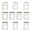 Ver imagem 1 de Kit-10 Desviador de Cabo Para Lustres e Pendentes e Luminária MD-6005/10 Branco