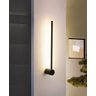 Arandela Moderna Slim Linear Luxo Perfil Led Integrado Retangular 80cm Dourada - 5
