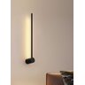 Arandela Moderna Slim Linear Luxo Perfil Led Integrado Retangular 80cm Dourada - 3