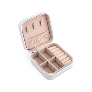 Porta Jóias de Bolsa e Viagem - Branco