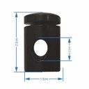 Ver imagem 4 de Kit-10 Desviador de Cabo Para Lustres e Pendentes e Luminária MD-6005/10 Preto