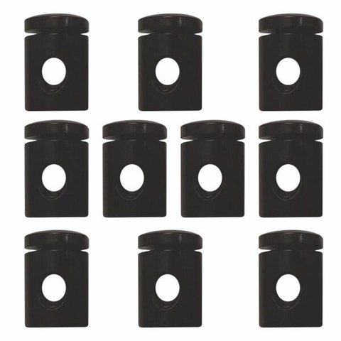 Kit-10 Desviador de Cabo Para Lustres e Pendentes e Luminária MD-6005/10 Preto