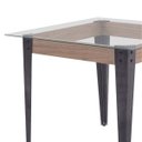 Ver imagem 7 de Conjunto Sala de Jantar Espanha com 4 Cadeiras em Aço Tampo de Vidro Mais Decor