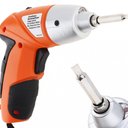 Ver imagem 6 de Parafusadeira sem Fio Recarregavel Estojo 45 Peças - Laranja