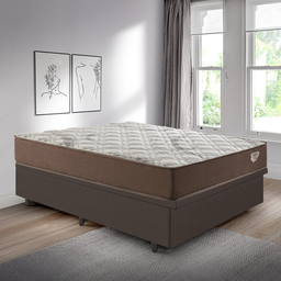 Cama Box com Baú 138x188 com Colchão Casal Relax Adorabile Molas Ensacadas Ecoflex Courino Linho - 4