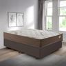 Cama Box com Baú 138x188 com Colchão Casal Relax Adorabile Molas Ensacadas Ecoflex Courino Linho - 4