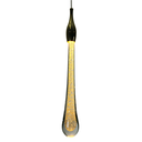 Ver imagem 4 de Lustre Pendente Gota Cristal Led Ouro Gold Bivolt Luz Amarela