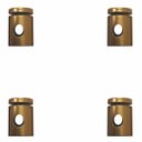 Ver imagem 1 de Kit-4 Desviador de Cabo Para Lustres e Pendentes e Luminária MD-6005/4 Ouro Velho