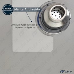 Pia Cuba de Cozinha Gourmet 52x45 com Torneira Retrátil Telescópica em Aço Inox 304 Tubrax - 7