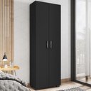 Ver imagem 2 de Estante Livreiro Office com 2 Portas - PR Móveis Preto Tx