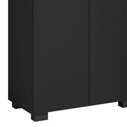 Estante Livreiro Office com 2 Portas - PR Móveis Preto Tx - 4 Estante Livreiro Office com 2 Portas - PR Móveis Preto Tx - 4