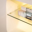 Ver imagem 4 de Painel Tv até 75" Sala Rack Bancada 239cm Alvaro Led Tauari/off White L04 - D'Rossi