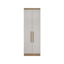Ver imagem 1 de Guarda Roupa Modulado 2 Portas 3 Gavetas Mdf Cumaru Fendi