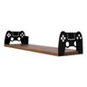 Prateleira Decorativa Gamer Controle Playstation em MDF 20x60cm - Wp Connect - Amadeirado - 2