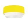 Plafon para Suíte Cilíndrico St-3024 Cúpula Cor Amarelo Branco - 1