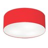 Plafon para Sala Cilíndrico Sl-3006 Cúpula Cor Vermelho - 1