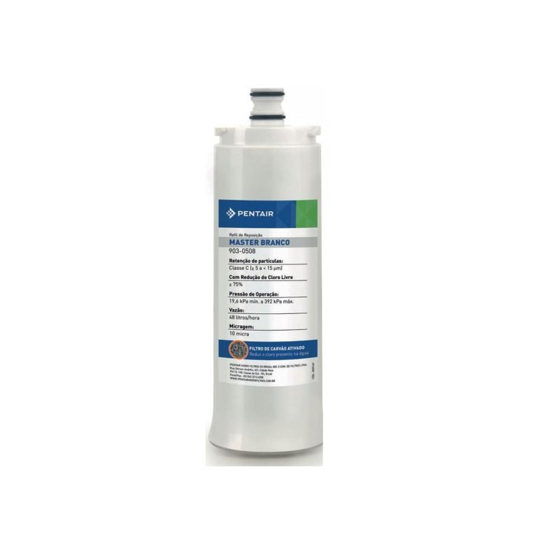 Refil Adaptável Purificadores Master Frio Rótulo Branco