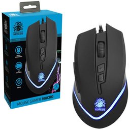 Mouse Gamer USB Macro Nemesis Preto Mg-01N - 1