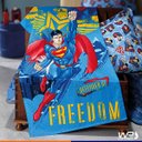 Ver imagem 2 de Toalha de Banho Infantil Felpuda Prisma Superman 115x70 - Wp