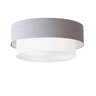 Plafon para Sala Cilíndrico Sl-3063 Cúpula Cor Rustico Cinza Branco - 1