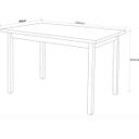 Ver imagem 4 de Mesa Modelo Elisa 120cm Lançamento Tom Offwhite
