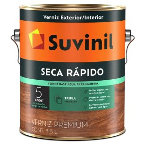 Verniz Seca Rápido Base Água Natural 3,6l | Suvinil