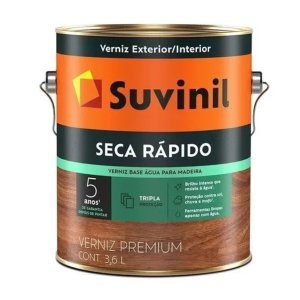 Verniz Seca Rápido Base Água Natural 3,6l | Suvinil