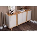 Ver imagem 5 de Buffet de Sala Jantar Eva 4 Portas Cinamomo/off White - Cimol