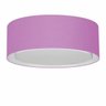 Plafon para Dormitório Cilíndrico Sd-3037 Cúpula Cor Lilás - 1