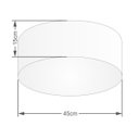 Ver imagem 2 de Plafon para Sala de Tv Cilíndrico Tv-3047 Cúpula Cor Café