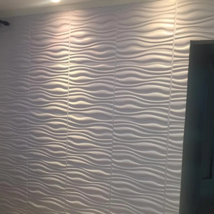 Kit 10 Placas 3d 50x50cm Revestimento Teto e Parede 2,5m²