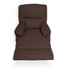 Poltrona do Papai Argo Retrátil Sala de Cinema com Massagem Pu G31 Marrom Chocolate - 2