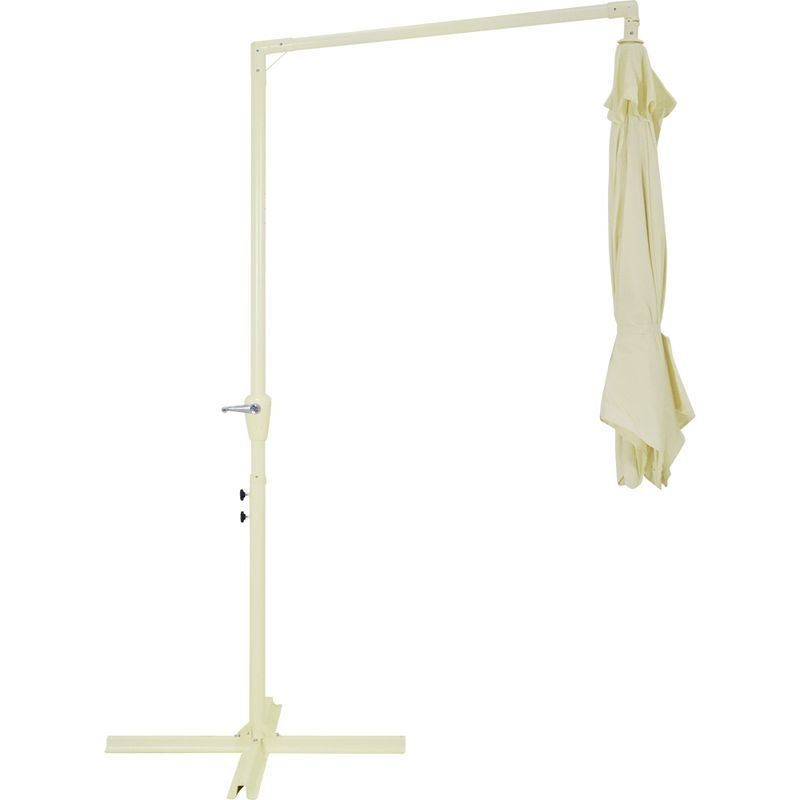 Ombrelone Suspenso Jardim, Praia e Piscina, Guarda Sol Cobertura 3m Poliester Bel Veneza Azul com Ba - 3