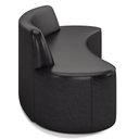 Ver imagem 5 de Sofá 5 Lugares para Sala de Estar Living 280cm Koane D06 Sintético Preto - Mpozenato